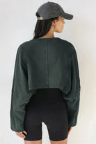 Emblem Crop Top Long Sleeve Top Starlethics 