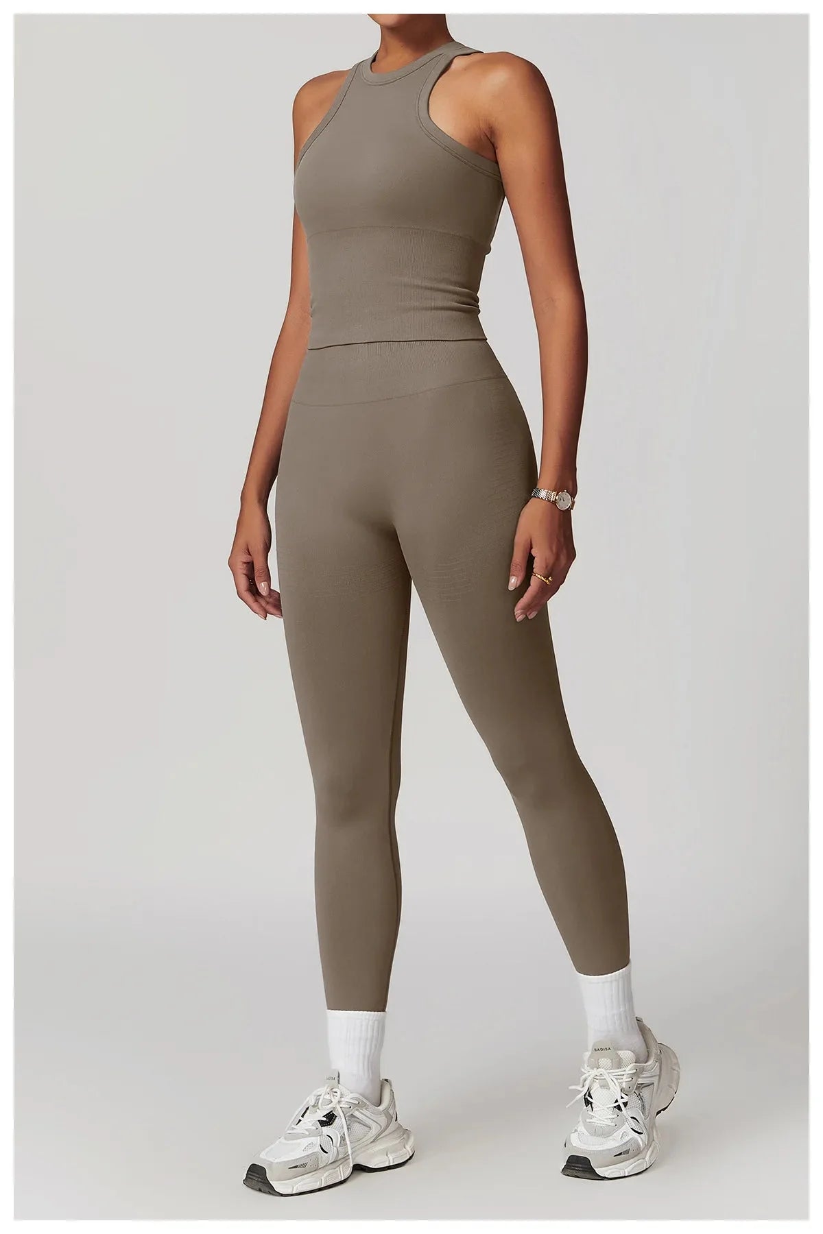 Momentum Seamless Racerback Gym Set - Leggings + Top Sets Starlethics 
