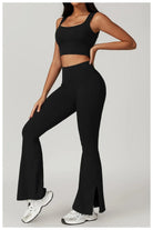 Streamline Backless & Flared Performance Set - Leggings + Top Sets Starlethics 