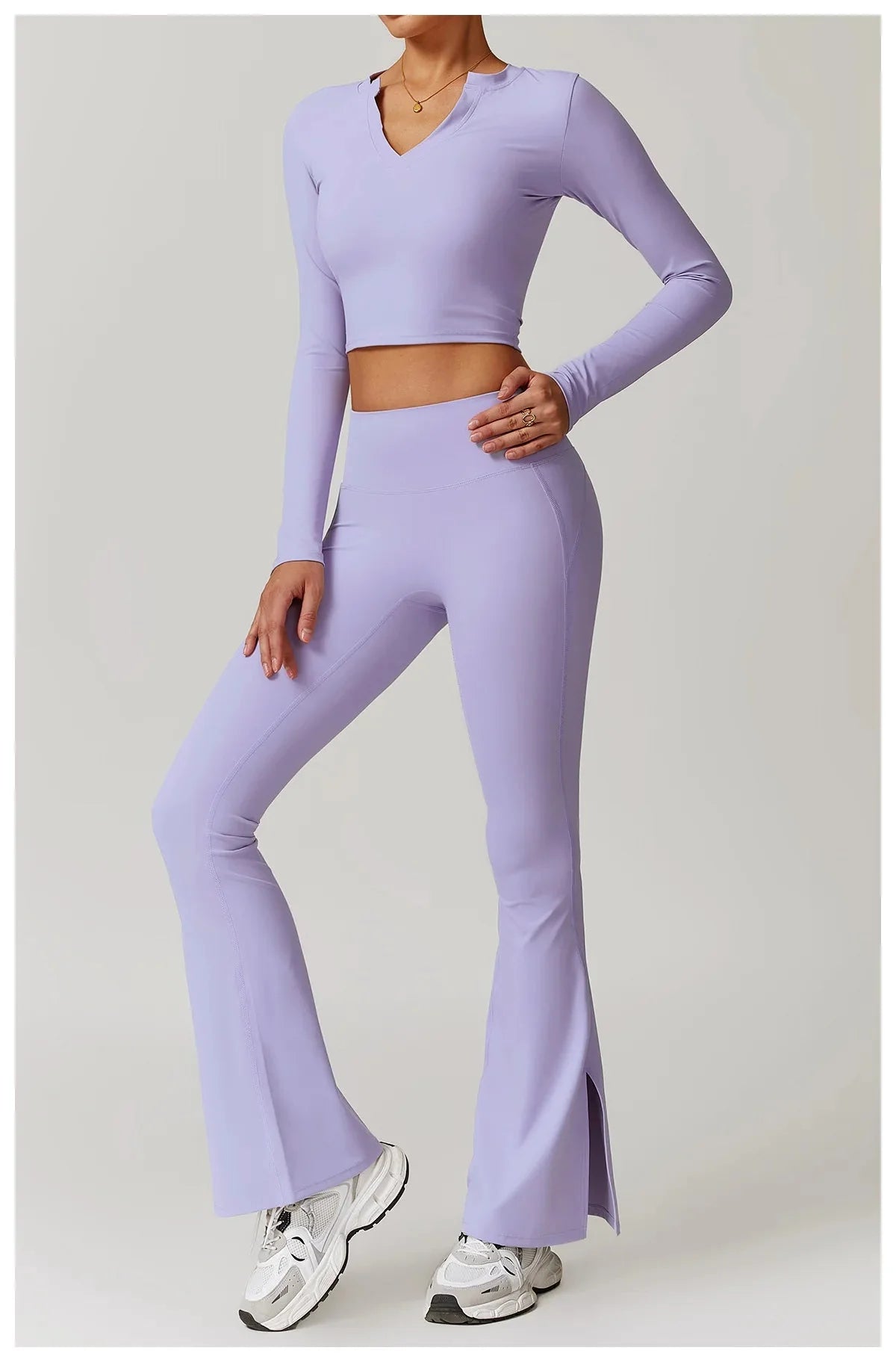 Obsession Long Sleeve Gym Set - Leggings + Top Starlethics