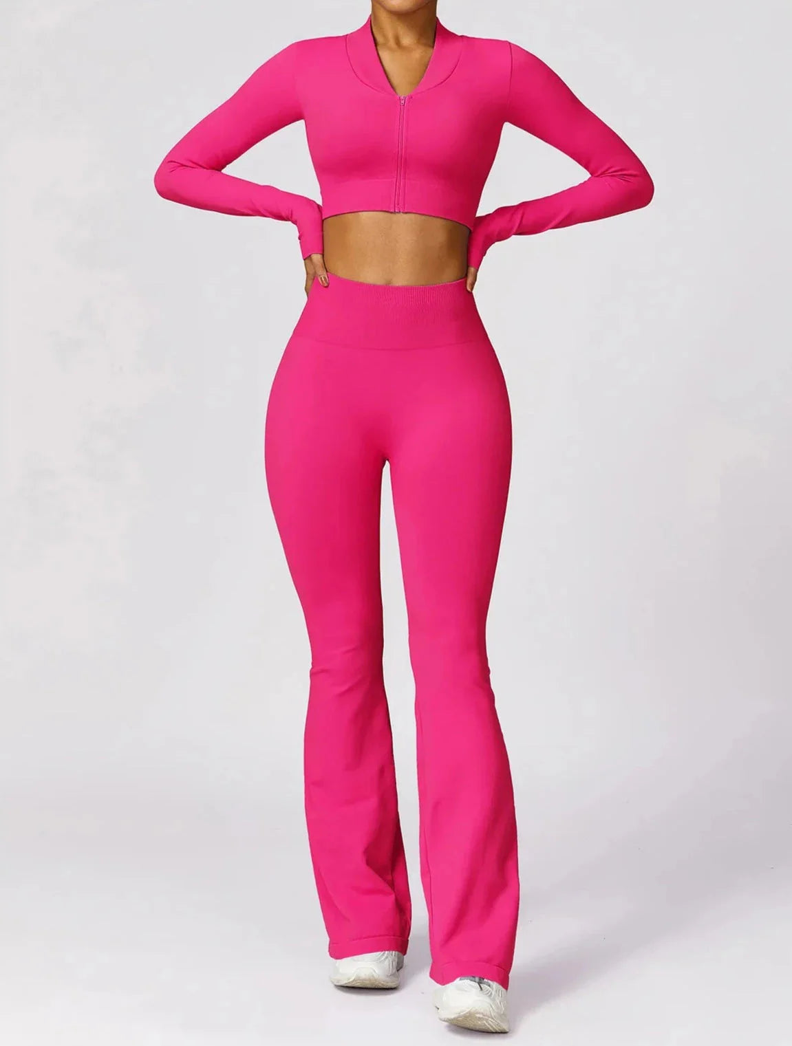 Seamless Serenity Flare Set - Leggings + Jacket Starlethics