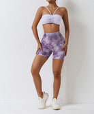 Splash Dyed Seamless Shorts Starlethics