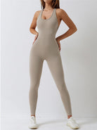 Active Fit One-piece Backless Jumpsuit Starlethics