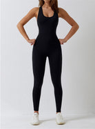 Active Fit One-piece Backless Jumpsuit Starlethics