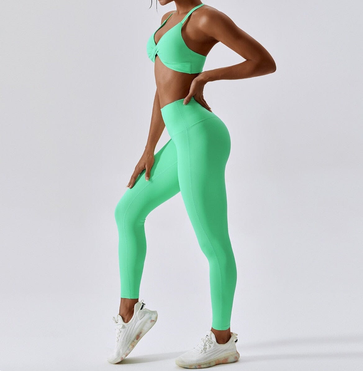 Crest Yoga Set - Leggings + Top Starlethics