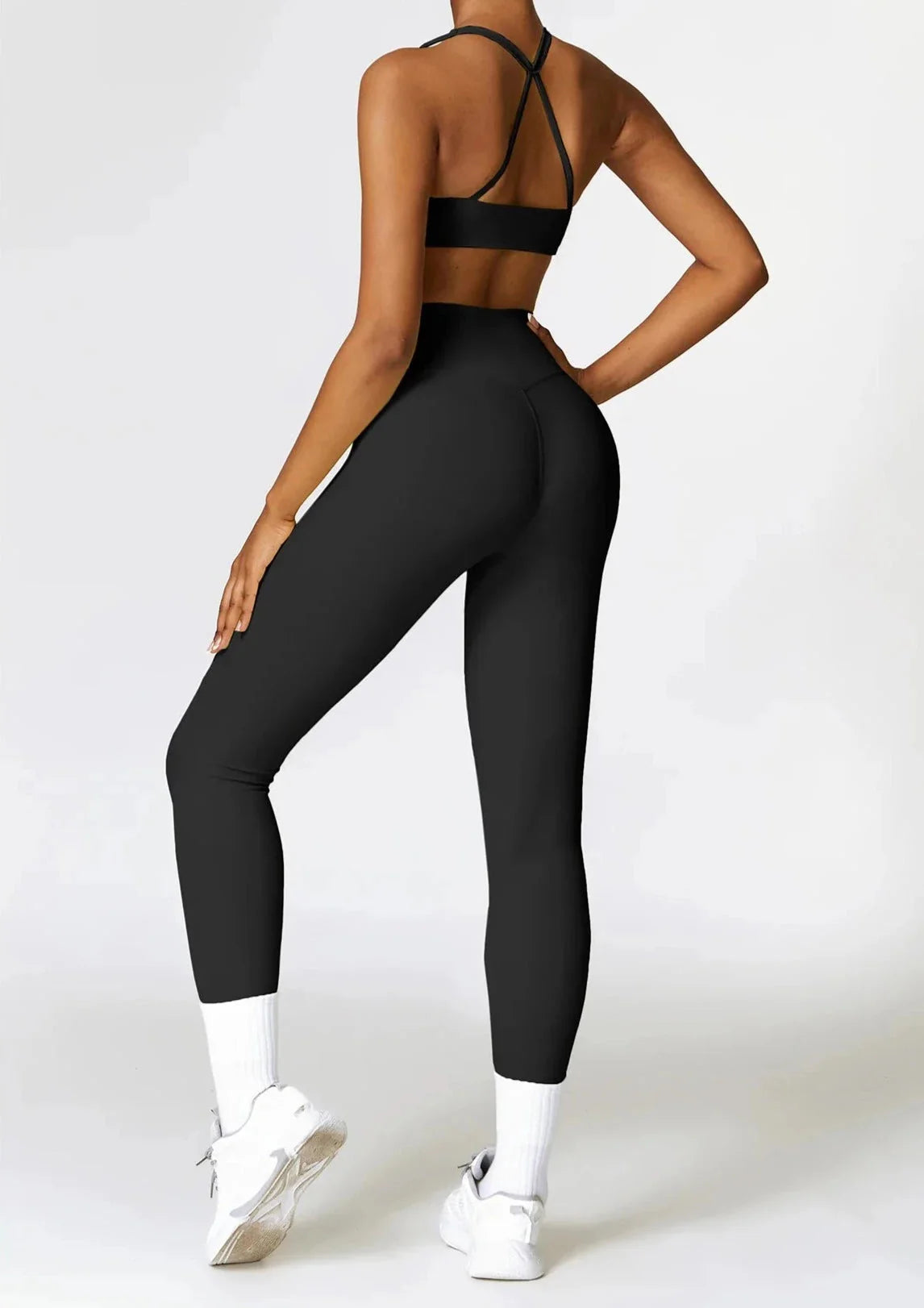 Mystic Cross Back Set - Leggings + Top Starlethics
