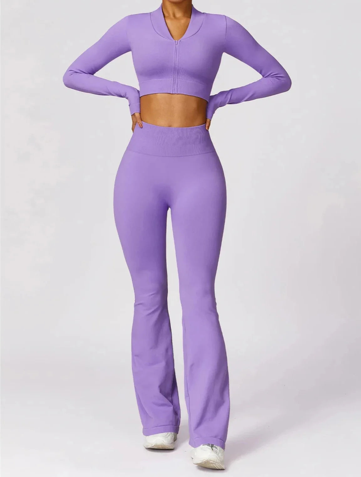 Seamless Serenity Flare Set - Leggings + Jacket Starlethics