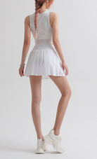 Tennis Pleated Skirt with Shorts Starlethics