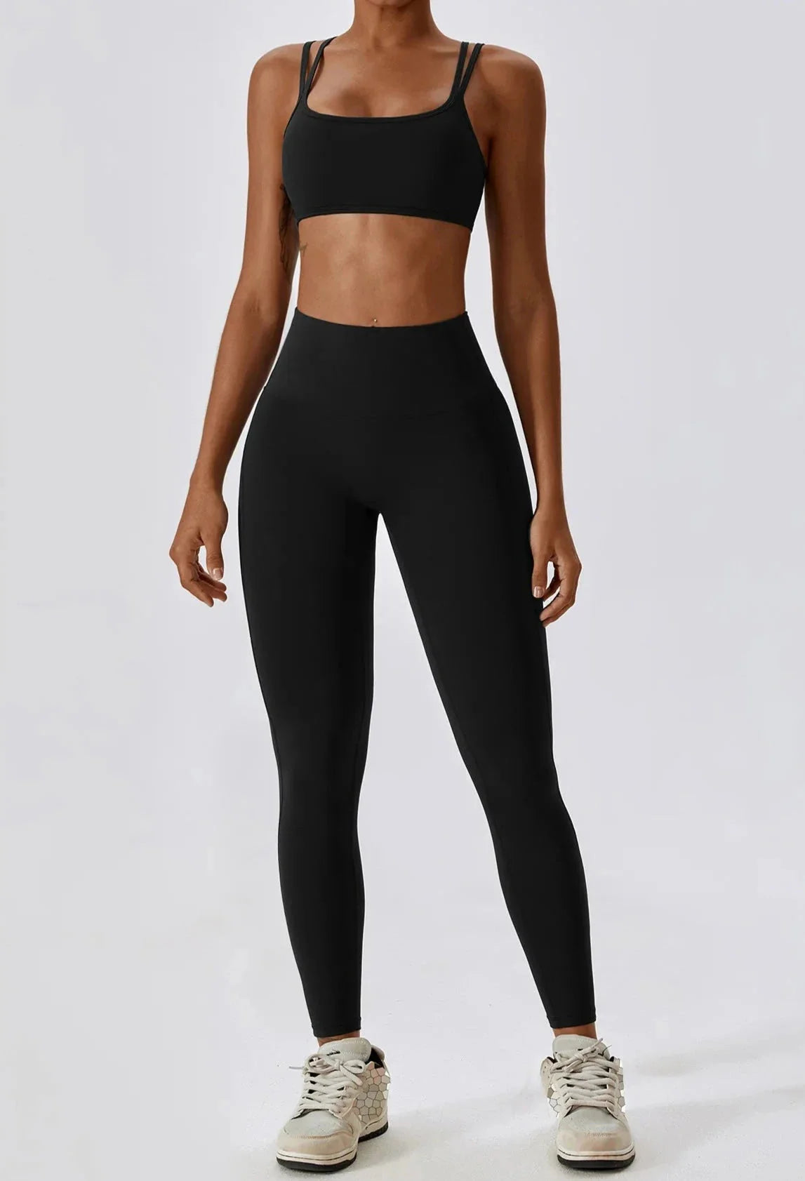 Athletic Brim Seamless Gym Set - Leggings + Top Starlethics