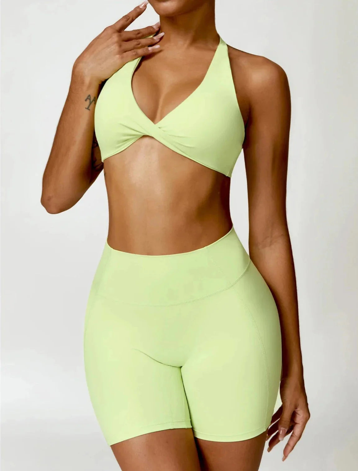 Glam Flow Yoga Set - Shorts + Top Starlethics