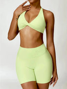 Glam Flow Yoga Set - Shorts + Top Starlethics