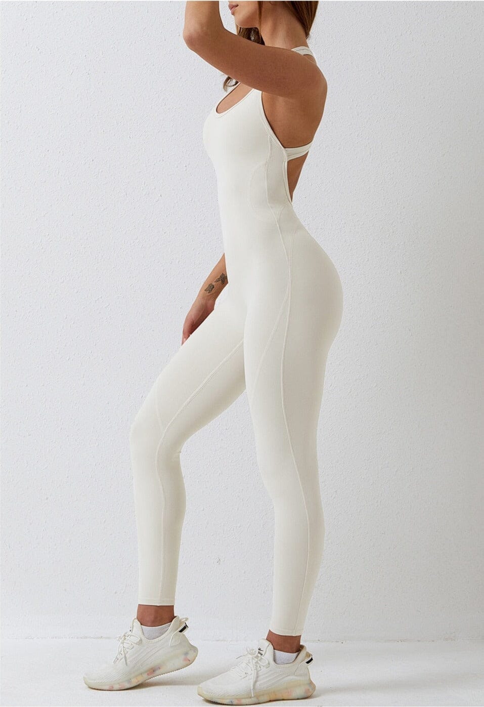 Active Fit One-piece Backless Jumpsuit Starlethics