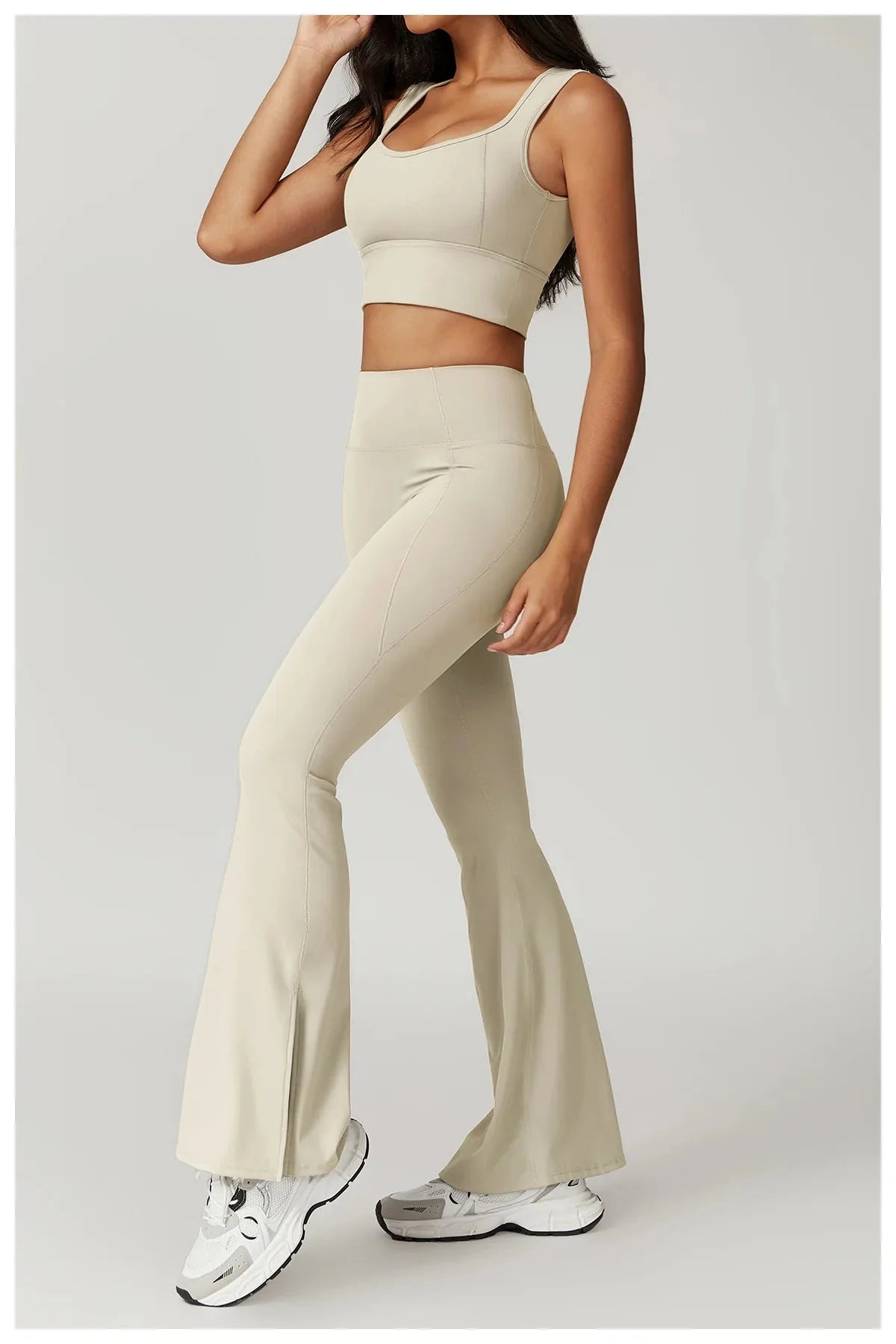 Streamline Backless & Flared Performance Set - Leggings + Top Sets Starlethics 