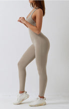 Active Fit One-piece Backless Jumpsuit Starlethics