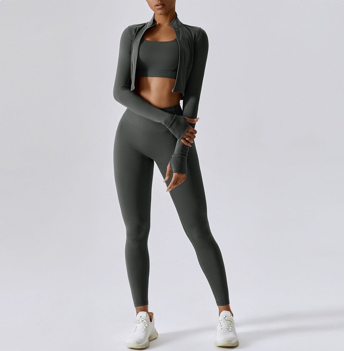 Power Scrunch Trio - Leggings + Top + Jacket Starlethics