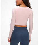 Hollow-Out Yoga Blouse Starlethics