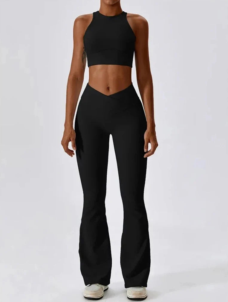 Soulmate Racerback Flared Set - Leggings + Top Starlethics