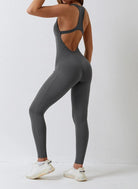 Active Fit One-piece Backless Jumpsuit Starlethics
