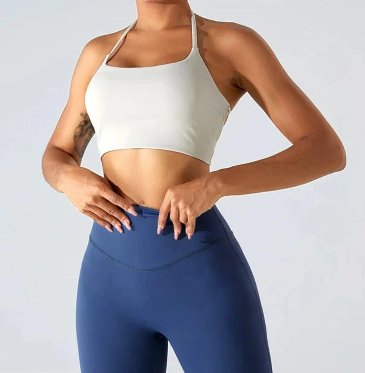 Savvy Double Cross Back Sports Bra Starlethics