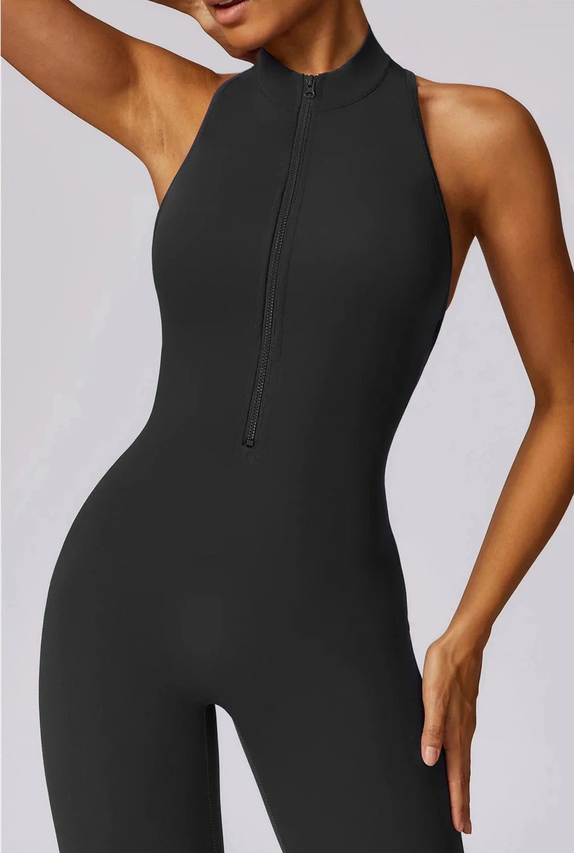 Enchantress Zipper Racerback Jumpsuit Starlethics