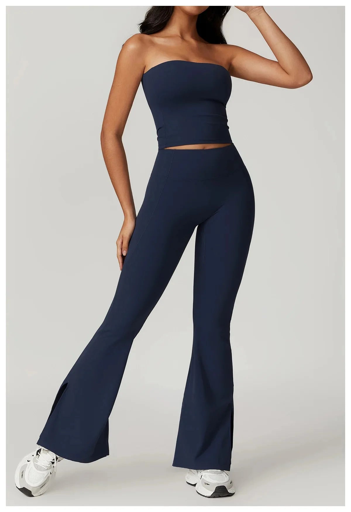 Streamline Backless & Flared Performance Set - Leggings + Top Sets Starlethics 