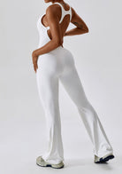Flared Motion Backless Bodysuit Starlethics