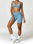 Glam Flow Yoga Set - Shorts + Top Starlethics