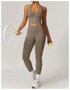 Momentum Seamless V-line Gym Set - Leggings + Top Sets Starlethics 