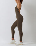 Active Fit One-piece Backless Jumpsuit Starlethics