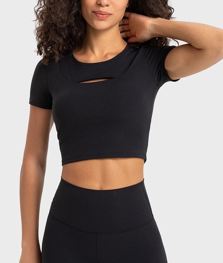SleekFit Hollow Crop Top Starlethics