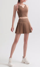Tennis Pleated Skirt with Shorts Starlethics