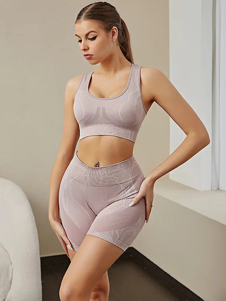 Iconic Femme Seamless Gym Set - Shorts + Top Starlethics