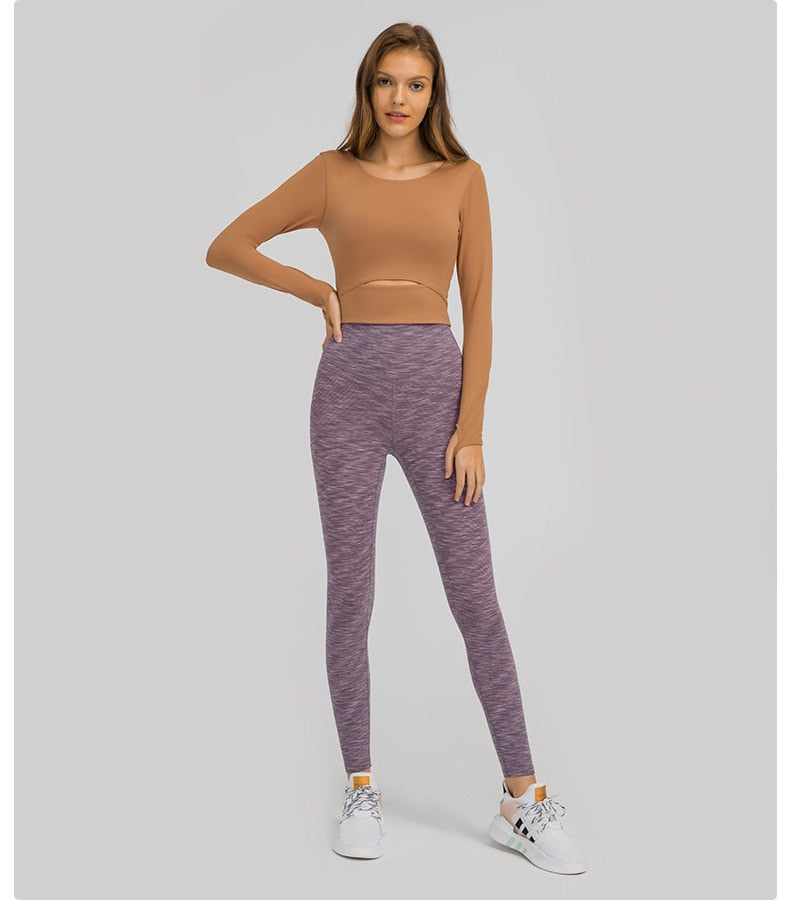 Hollow-Out Yoga Blouse Starlethics