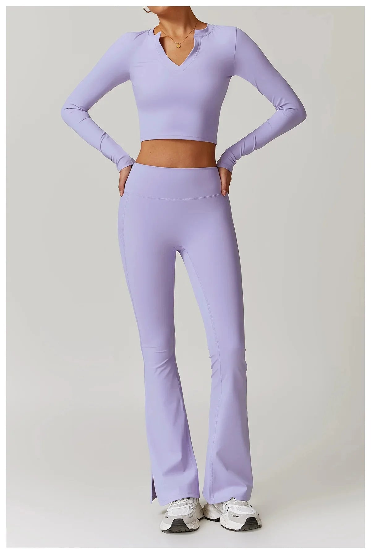 Obsession Long Sleeve Gym Set - Leggings + Top Starlethics