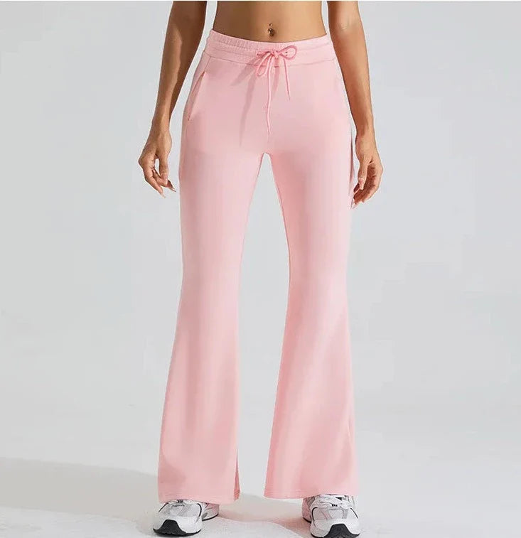 Vibe Drawstring Flare Pants Starlethics