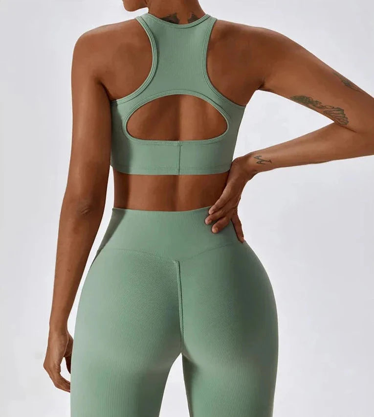 Soulmate Racerback Flared Set - Leggings + Top Starlethics