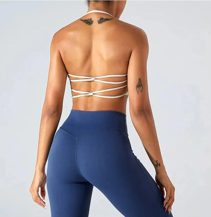 Savvy Double Cross Back Sports Bra Starlethics