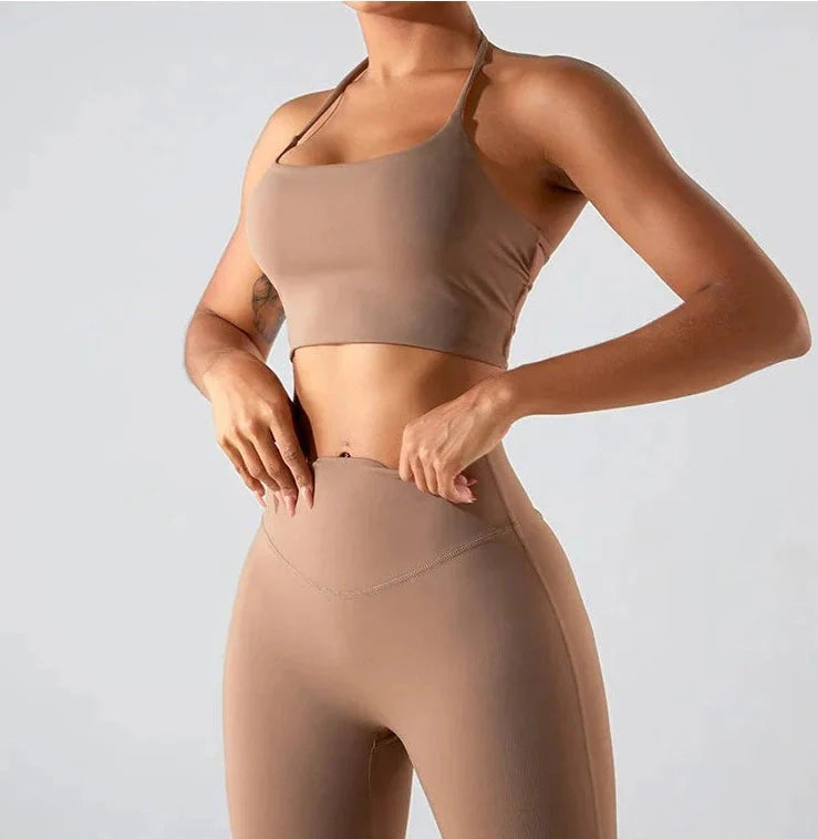 Savvy Double Cross Back Sports Bra Starlethics