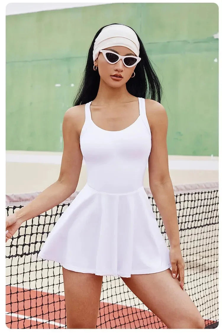 Good Vibe One Piece Tennis Dress Starlethics