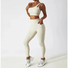 Depth Seamless One Shoulder Yoga Set - Leggings + Top Starlethics