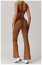 Freeform Pocket Flared Jumpsuit Jumpsuit Starlethics 