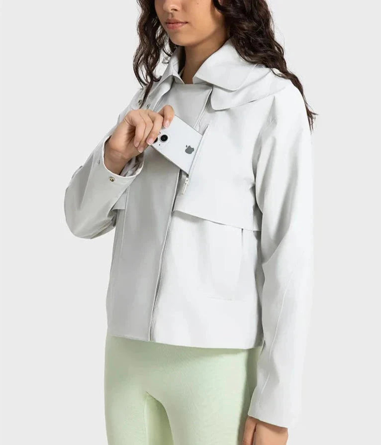 Windbreaker Detachable Hood Jacket Starlethics