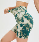 Marble Scrunch Shorts Starlethics