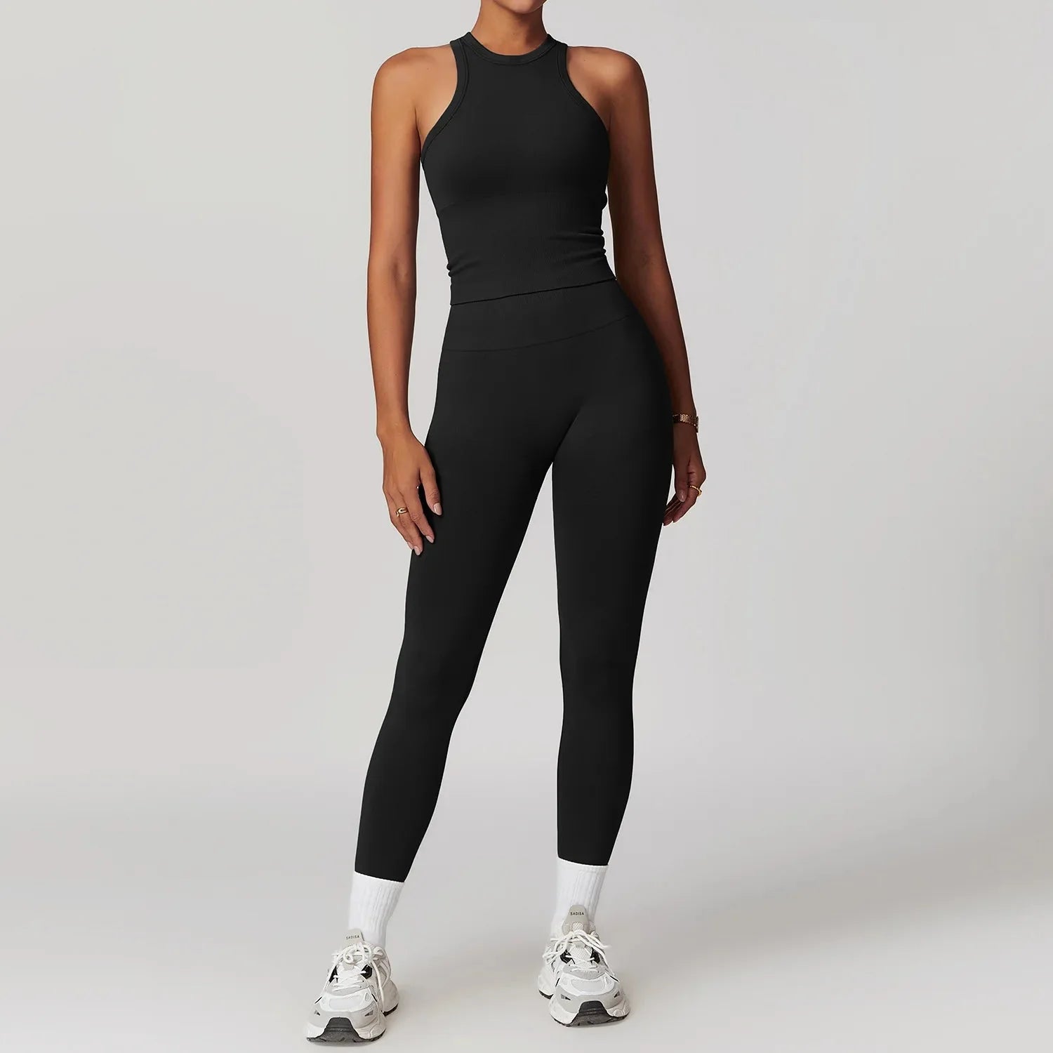 Momentum Seamless Racerback Gym Set - Leggings + Top Starlethics