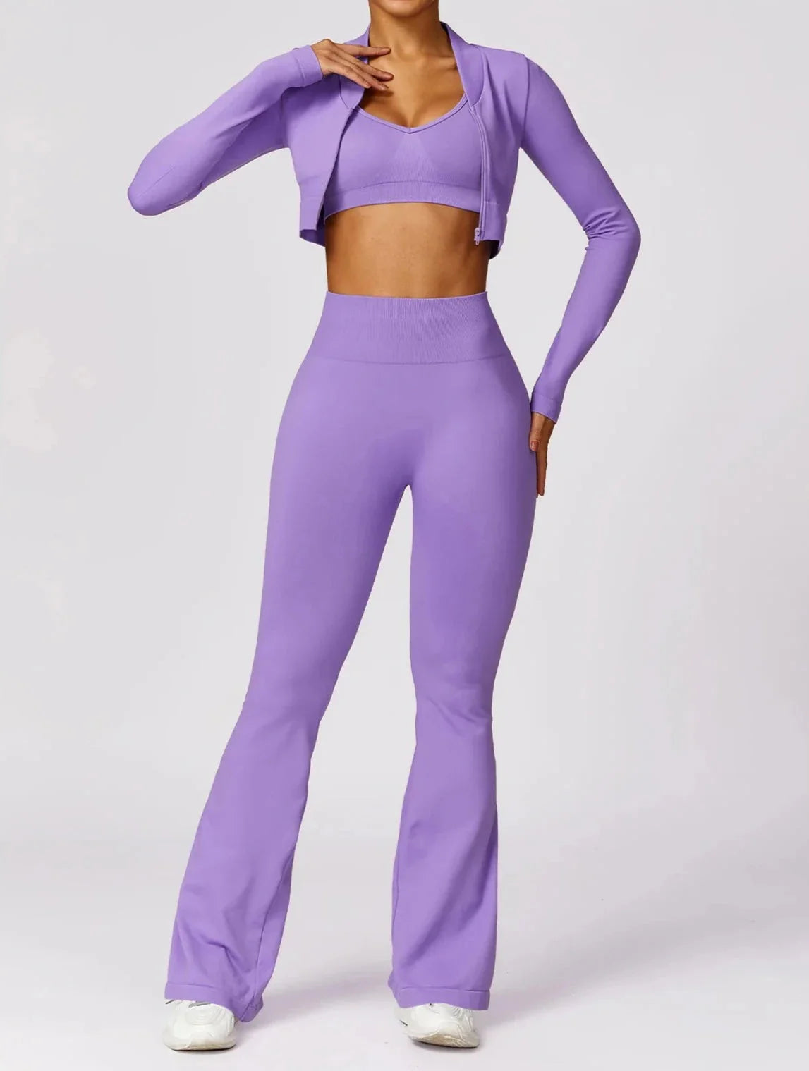 Seamless Serenity Flare Set - Leggings + Jacket Starlethics