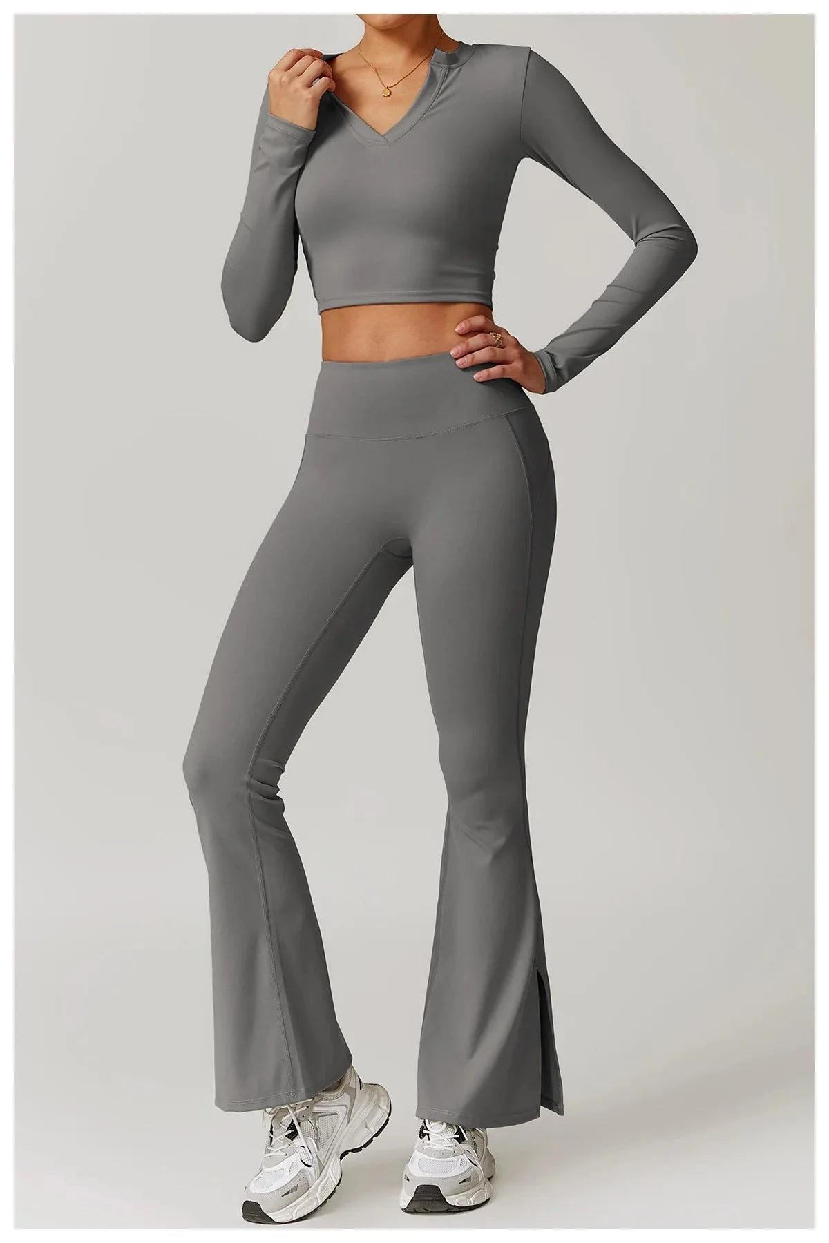 Obsession Long Sleeve Gym Set - Leggings + Top Starlethics