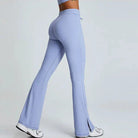 Drawstring Push-Up Leggings Leggings Starlethics Grey Blue S 