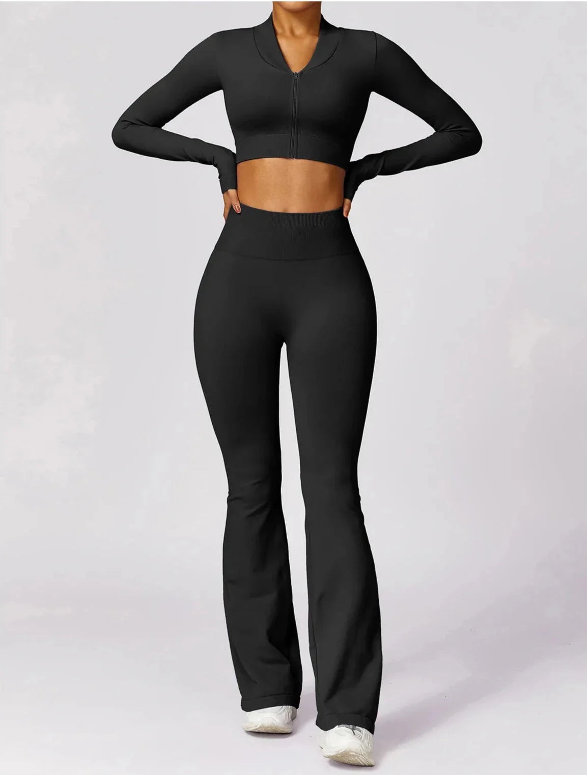 Seamless Serenity Flare Set - Leggings + Jacket Starlethics