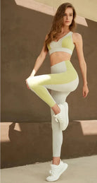 Sincere Patchwork Gym Set - Leggings + Top Starlethics
