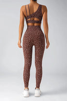Fated Seamless Leopard Print Gym Set - Leggings + Top Starlethics